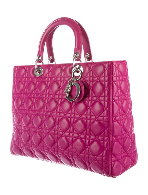 lady dior big|christian Dior Lady Dior handbag.